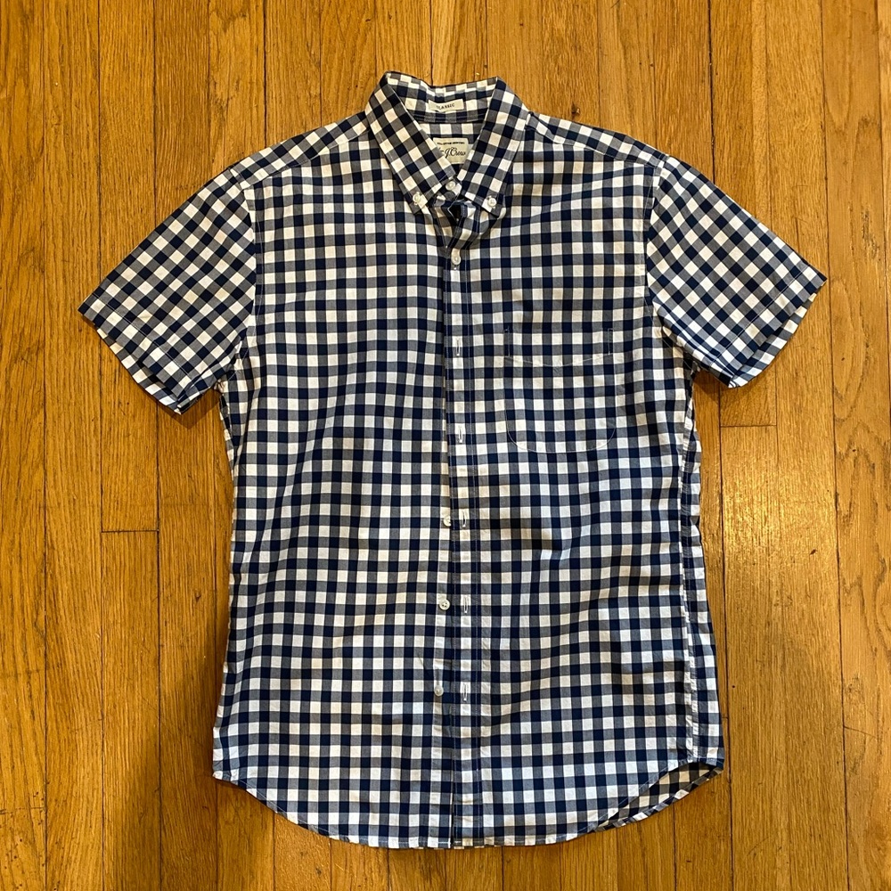 Jcrew gingham shirt